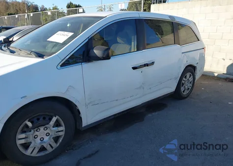 2013 Honda Odyssey Lx from USA, damaged, VIN 5FNRL5H24DB034208